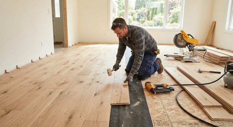 Oak Floor Replacement in Manassas, VA