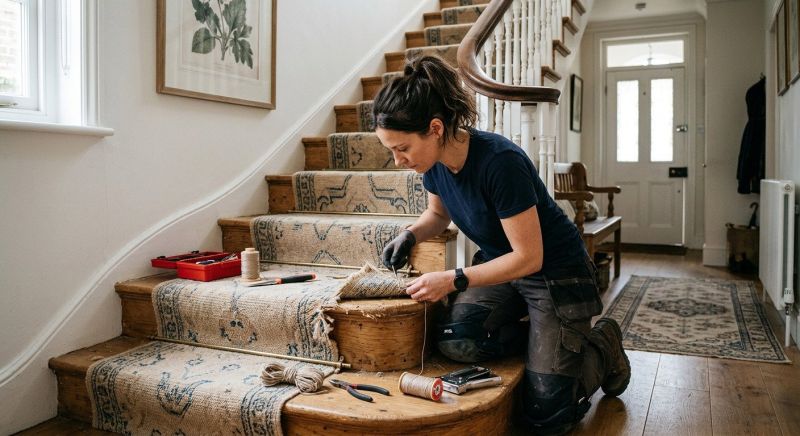 Stair Carpet Repair in Overland Park, KS