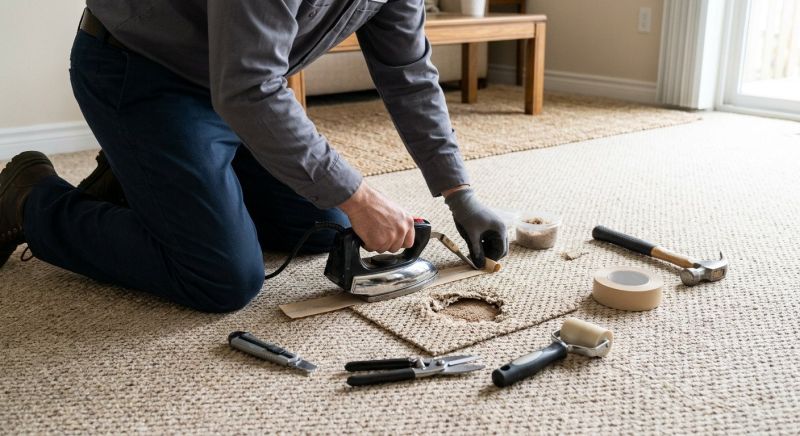 Carpet Hole Repair in Alpharetta, GA