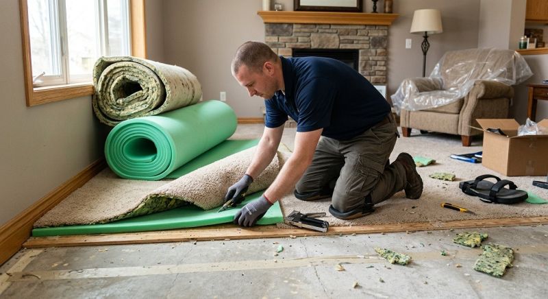 Carpet Underlay Replacement in Littleton, CO
