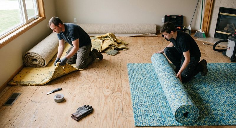 Carpet Underlay Replacement in Littleton, CO