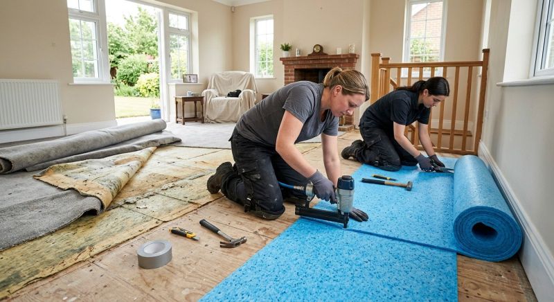 Carpet Underlay Replacement in Kansas City, KS