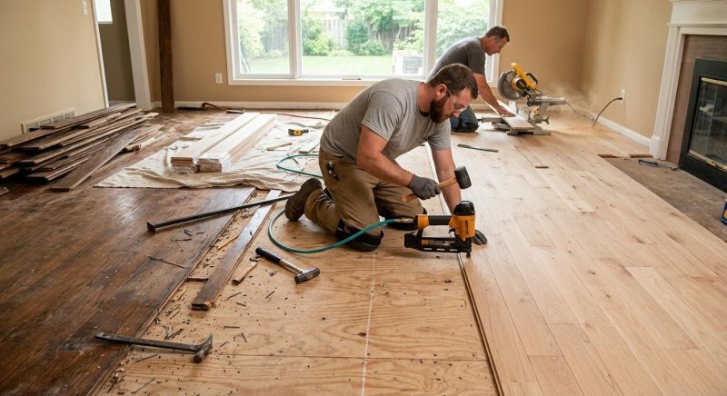Hardwood Floor Installation in Manassas, VA