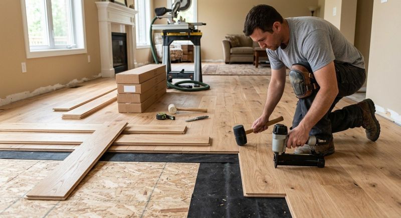Hardwood Floor Installation in Manassas, VA