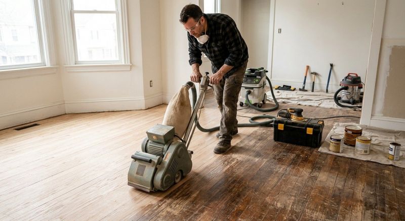 Hardwood Floor Renovation in Manassas, VA