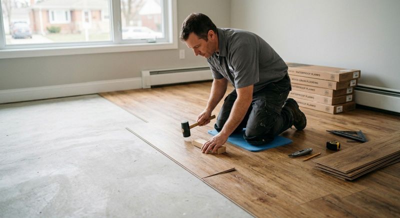 Linoleum Floor Installation in Frisco, TX