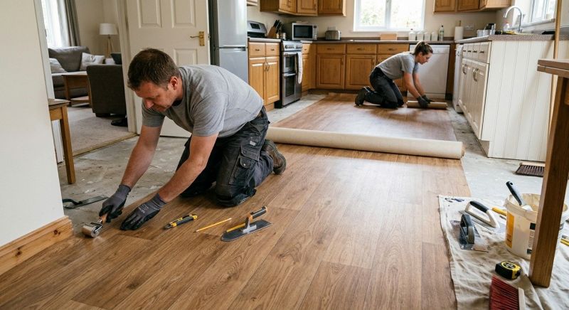 Linoleum Floor Installation in San Antonio, TX
