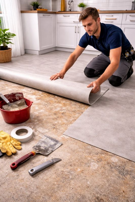 Linoleum Floor Installation in Manassas, VA