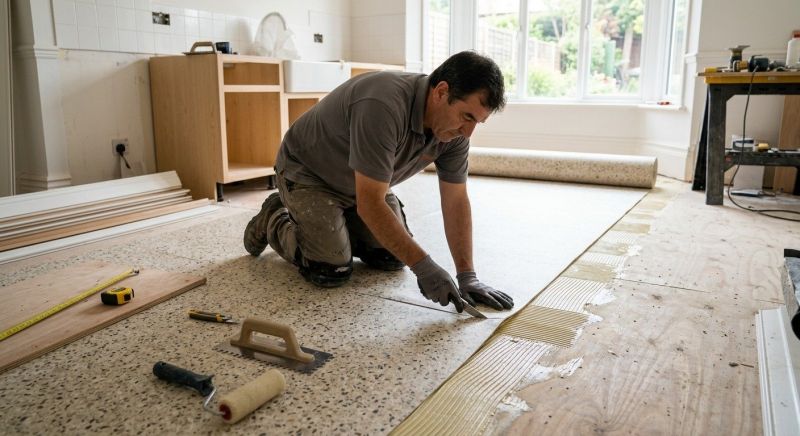 Linoleum Flooring Replacement in Austin, TX