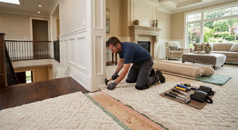 Plush Carpet Installation in Old Bridge, NJ