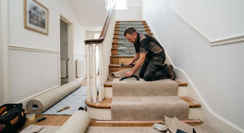 Stair Carpet Replacement in Somerset County, NJ