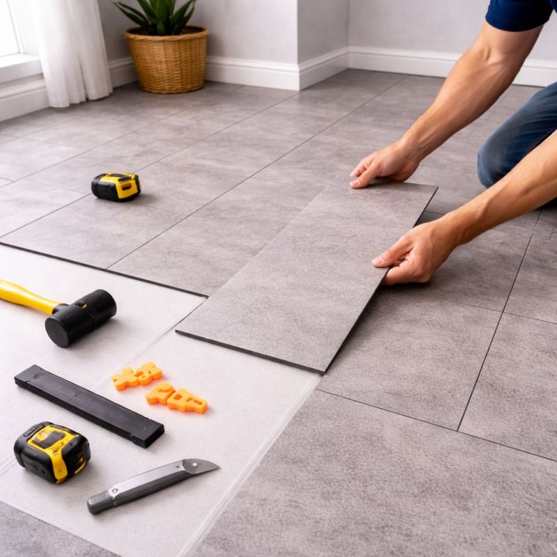 Vinyl Tile Installation in Fort Worth, TX