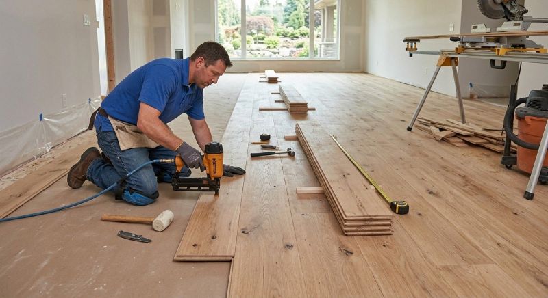 Walnut Flooring Installation in Manassas, VA