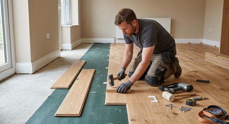 Wide Plank Floor Installation in Austin, TX